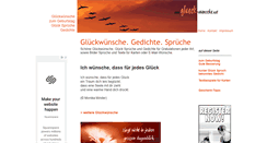 Desktop Screenshot of glueck-wuensche.net